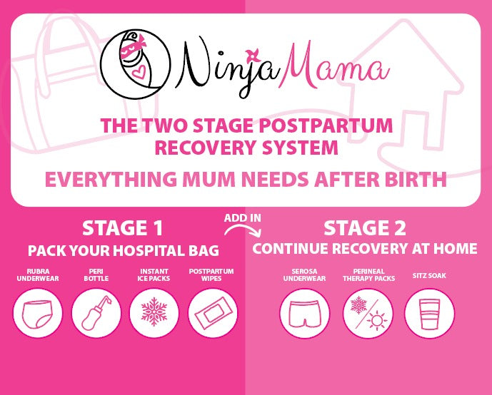 Stage 1 Postpartum Recovery Bundle | Hospital Bag Essentials