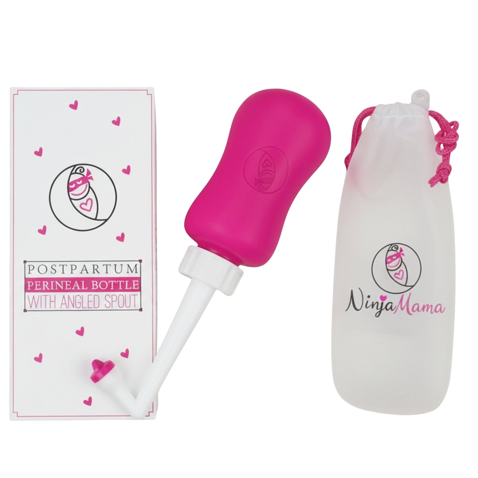 Ninja Mama Peri Bottle and Perineal Ice/Heat Pack Bundle