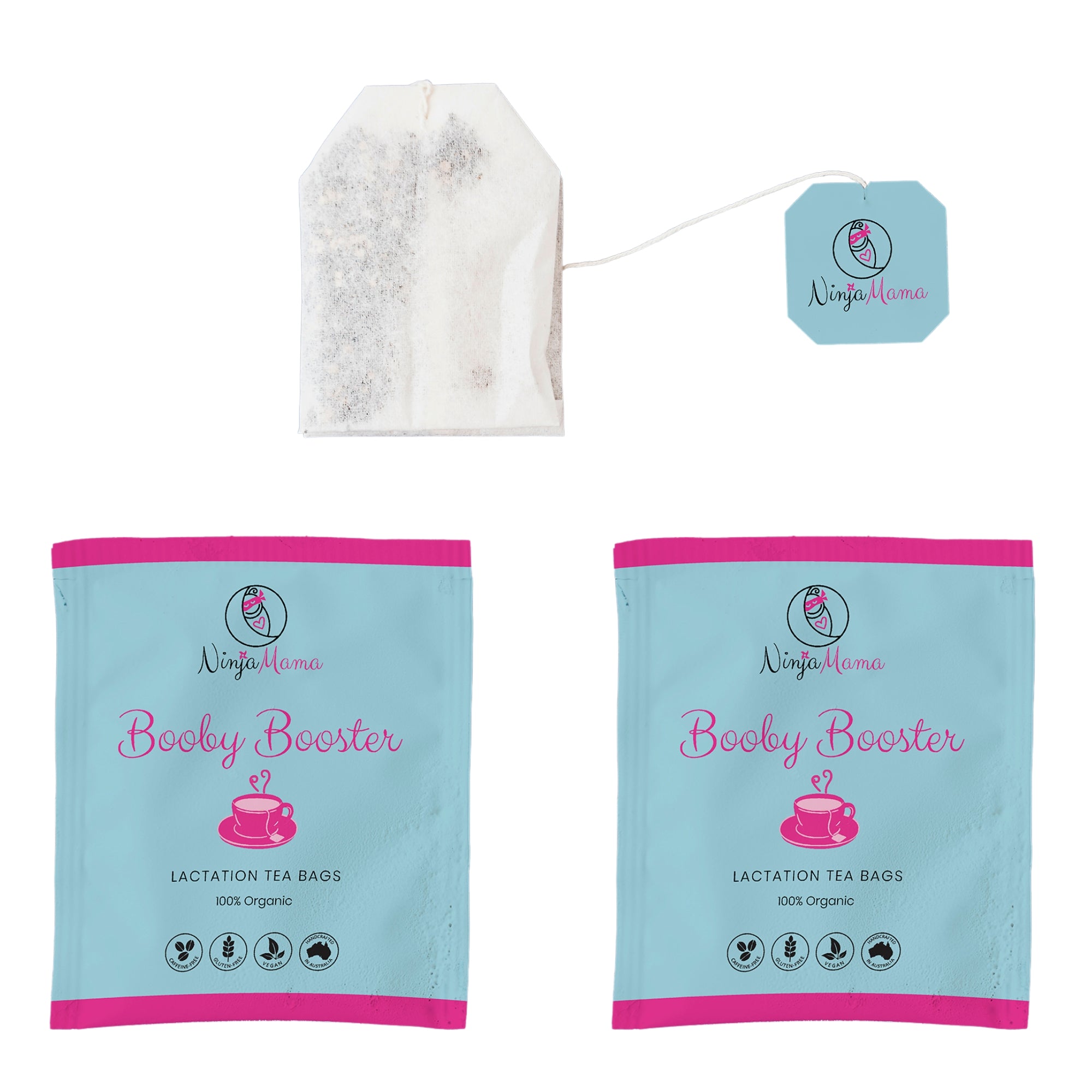 Booby Booster Lactation Tea Bags - Sample Pack - 2 Tea bags