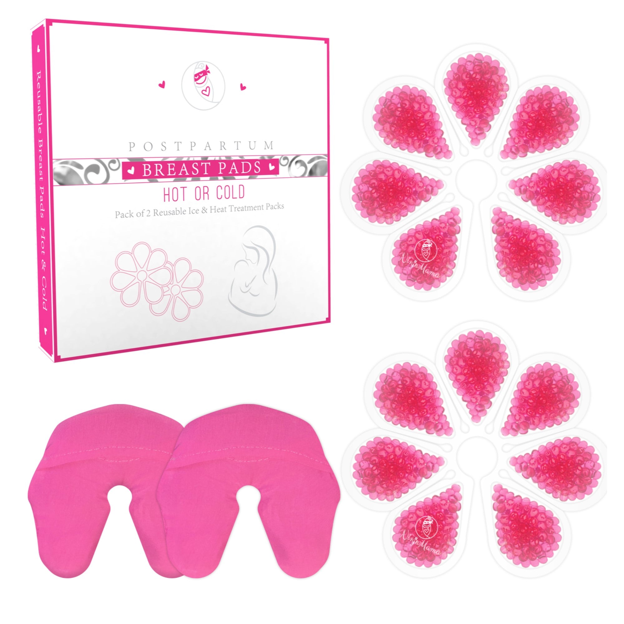 breast therapy ice and heat packs breastfeeding support mastitis award winning postpartum gift