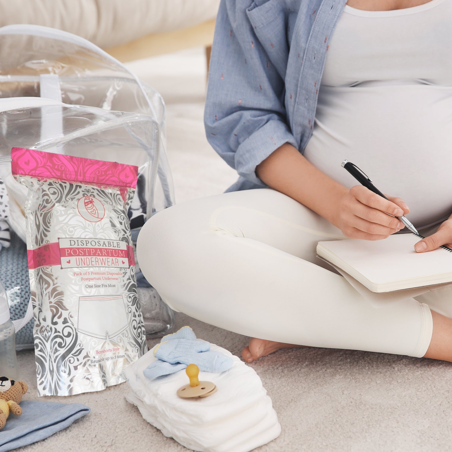 Ninja Mama Disposable Postpartum Underwear 5 Pack