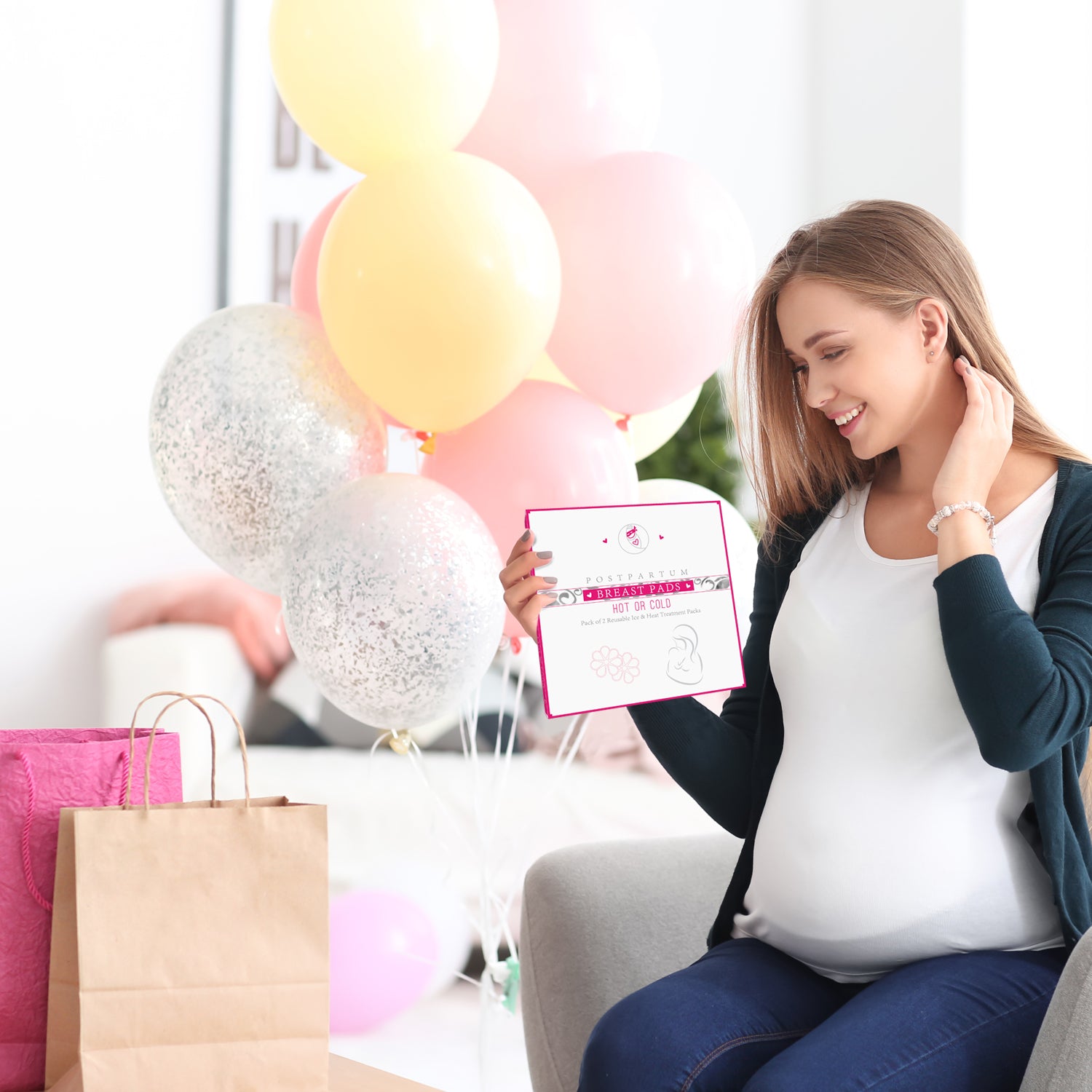 breast therapy ice and heat packs breastfeeding support mastitis award winning breastfeeding pumping baby shower