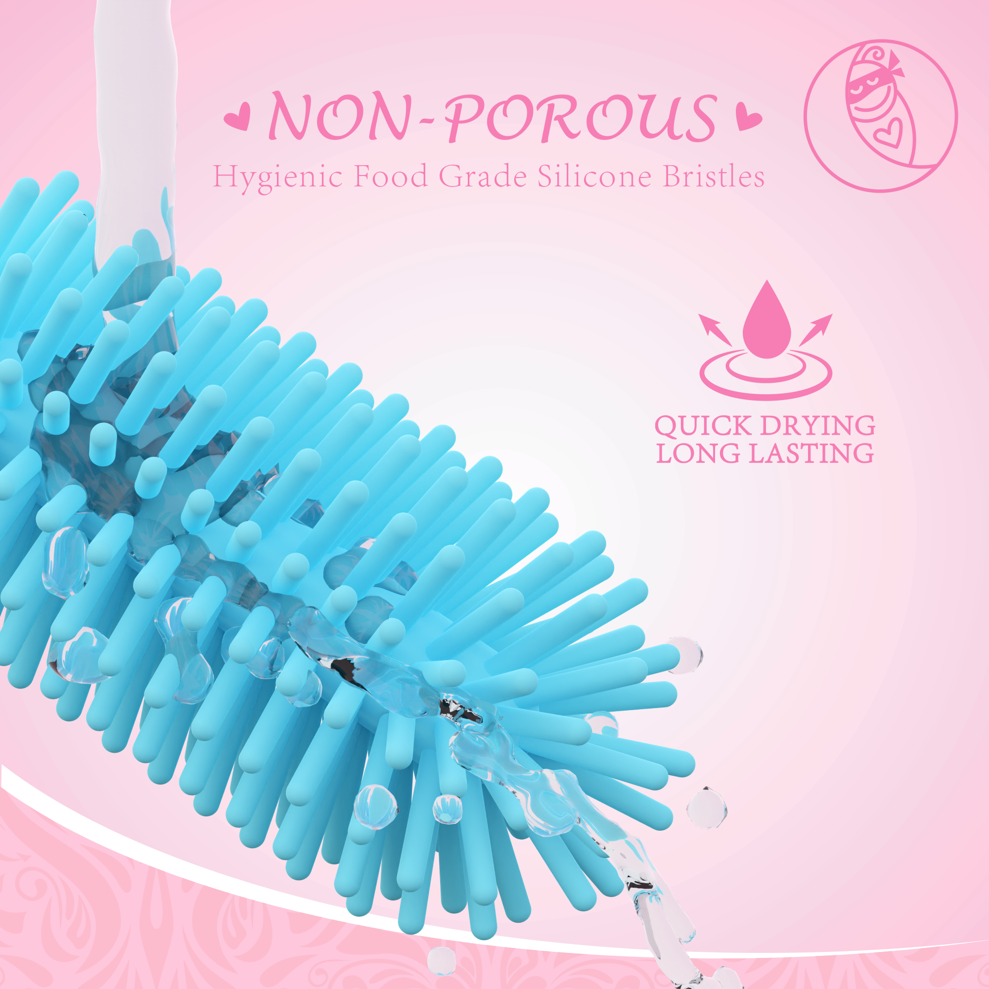 Ninja Mama Bottle Brush Set