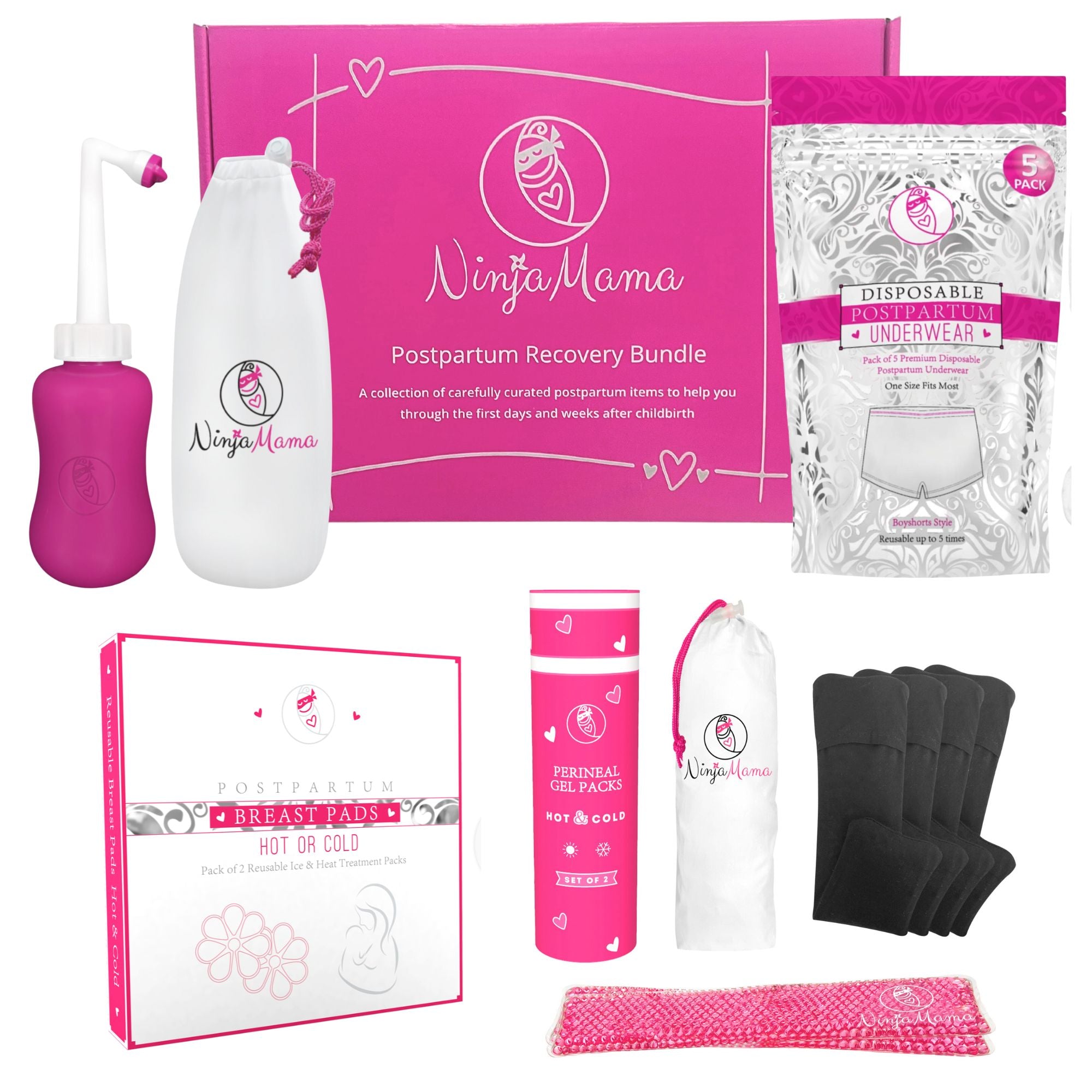 Ninja Mama Postpartum Recovery Fab 4