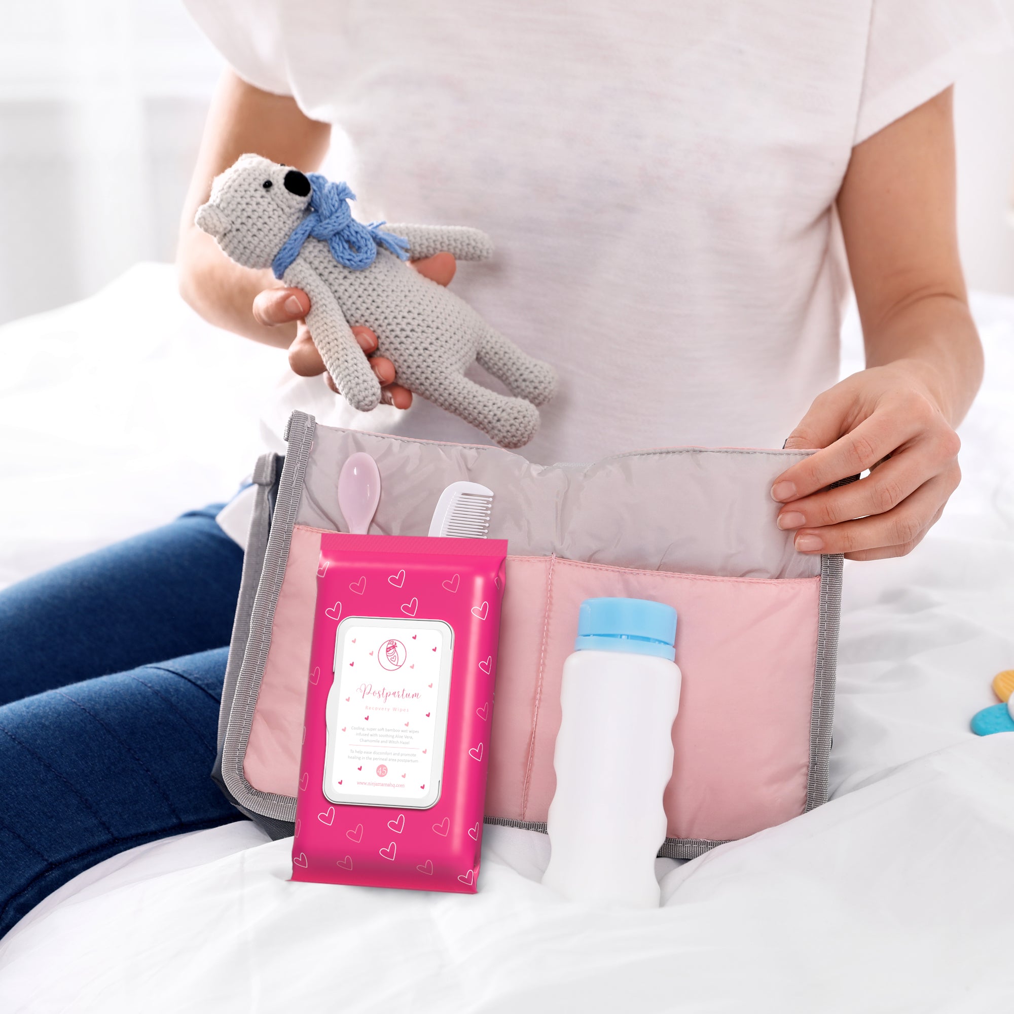 Ninja Mama Postpartum  Perineal Recovery Cooling Pad Liners/ Wipes