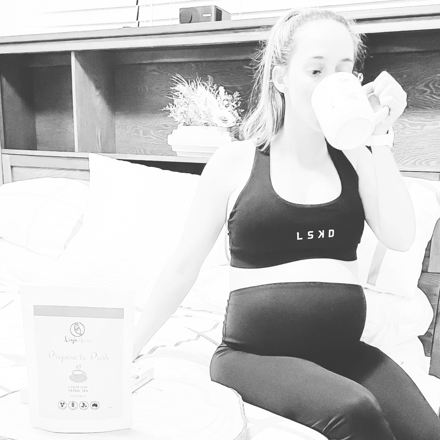 Ninja Mama Prepare to Push Organic Loose Leaf Raspberry Leaf Tea 40g