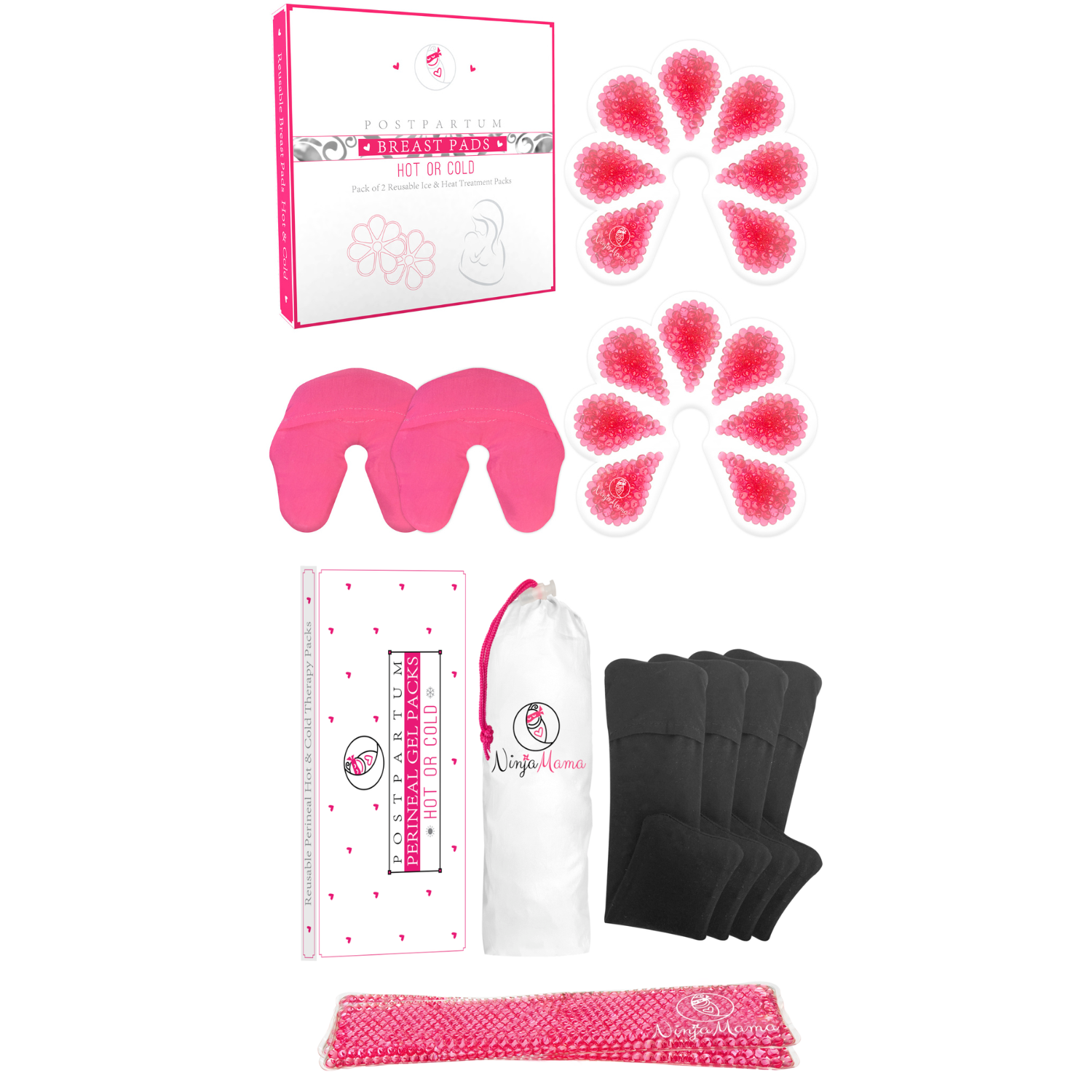 Ninja Mama Breast Therapy Packs - Pack of 2 (Hot or Cold)