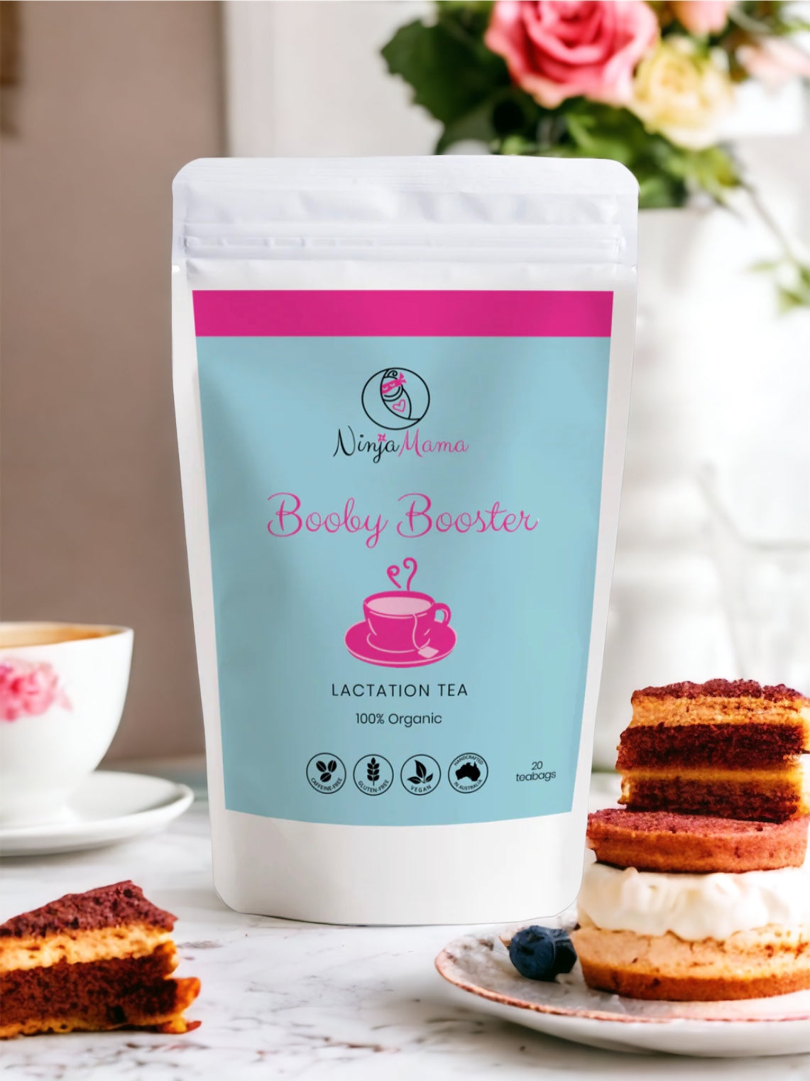 best lactation tea bags organic made in Australia breastfeeding tea