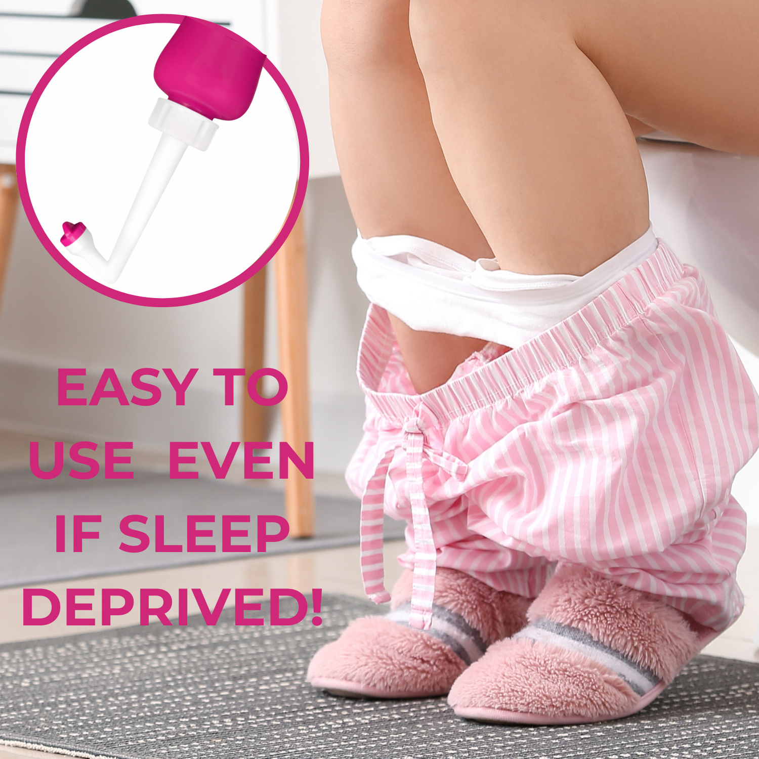 pretty pink postpartum peri bottle easy to use even if sleep deprived