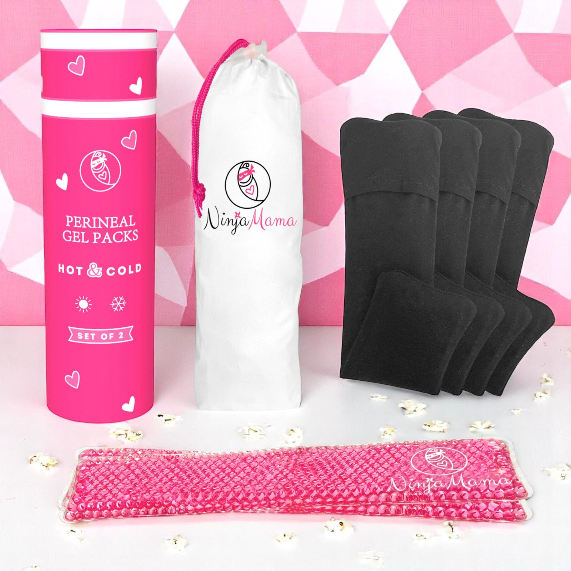 Ninja Mama Peri Bottle and Perineal Ice/Heat Pack Bundle